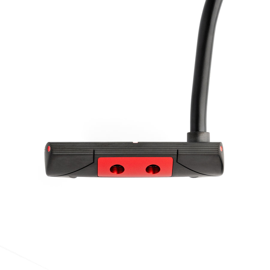 Deep linear grooves across the full Spoiler putter face